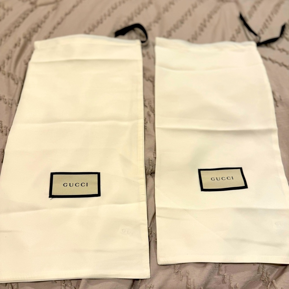 Gucci shoes dust bag